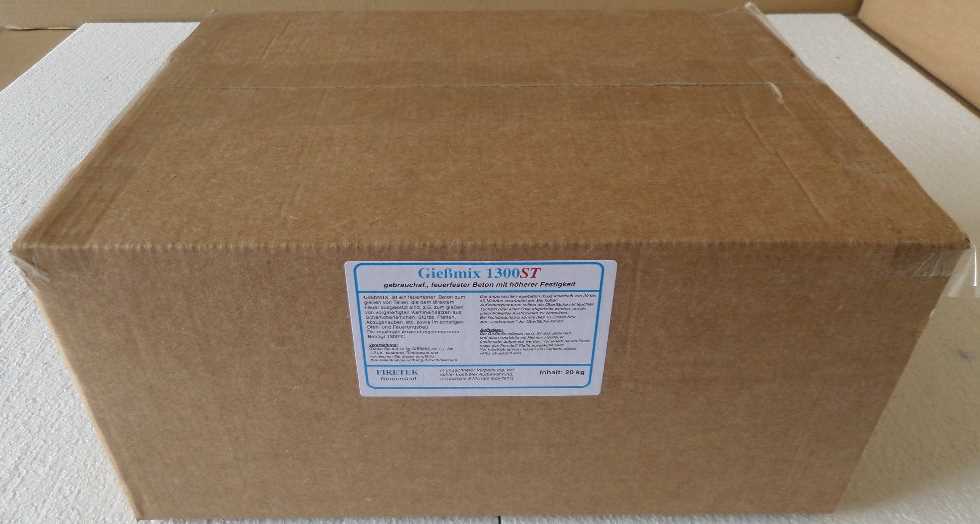 FIRETEK Feuerbeton Gießmix 1300ST 25 kg FIRETEK Feuerbeton Gießmix 1300ST 25 kg